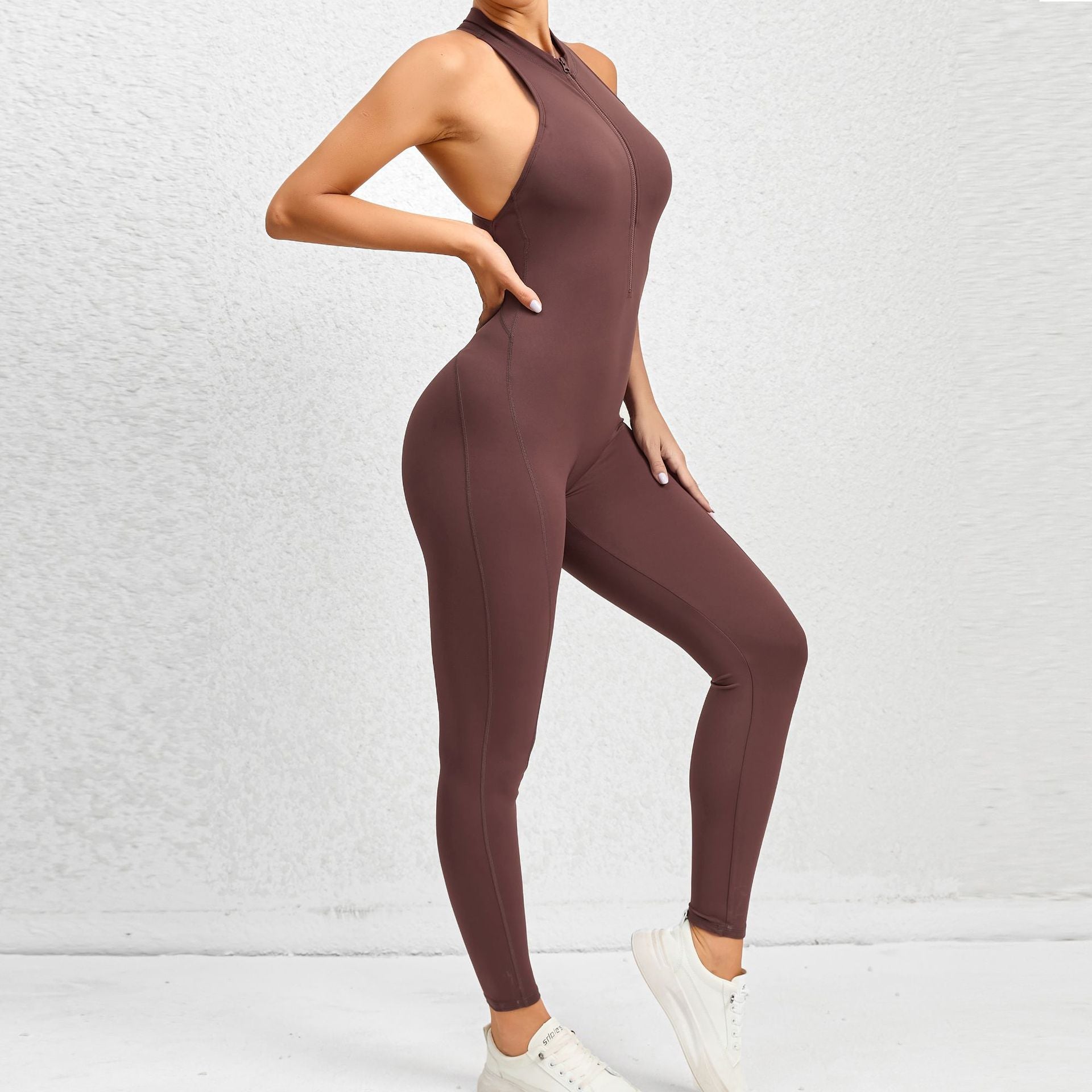 Isidora one-piece zipper yoga-suit