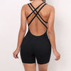 Katrina New Style Peach Hip Tight Sports Jumpsuit Hip Fitness Body-suits
