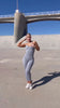 Load and play video in Gallery viewer, Samantha Wrinkled Hip One-piece Tight Breathable Yoga Sports Jumpsuit