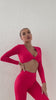 Load and play video in Gallery viewer, Krista New Naked Yoga Long-sleeved  Fitness Top
